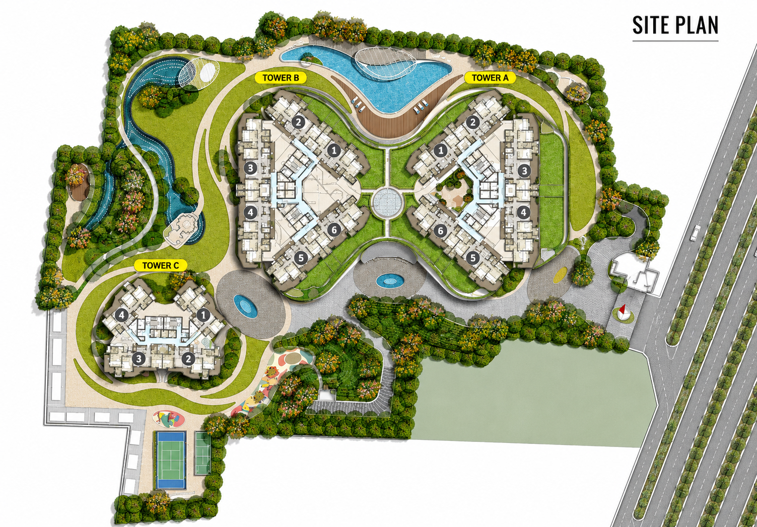 Karyan Trevana Residences Site Plan